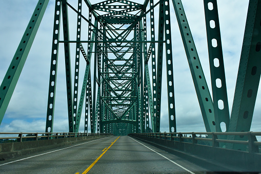 Astoria-Megler bridge is four miles long an second longest continuous three span through truss bridge in the world