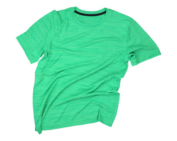 istock Sport wrinkled tshirt on white background 817214750