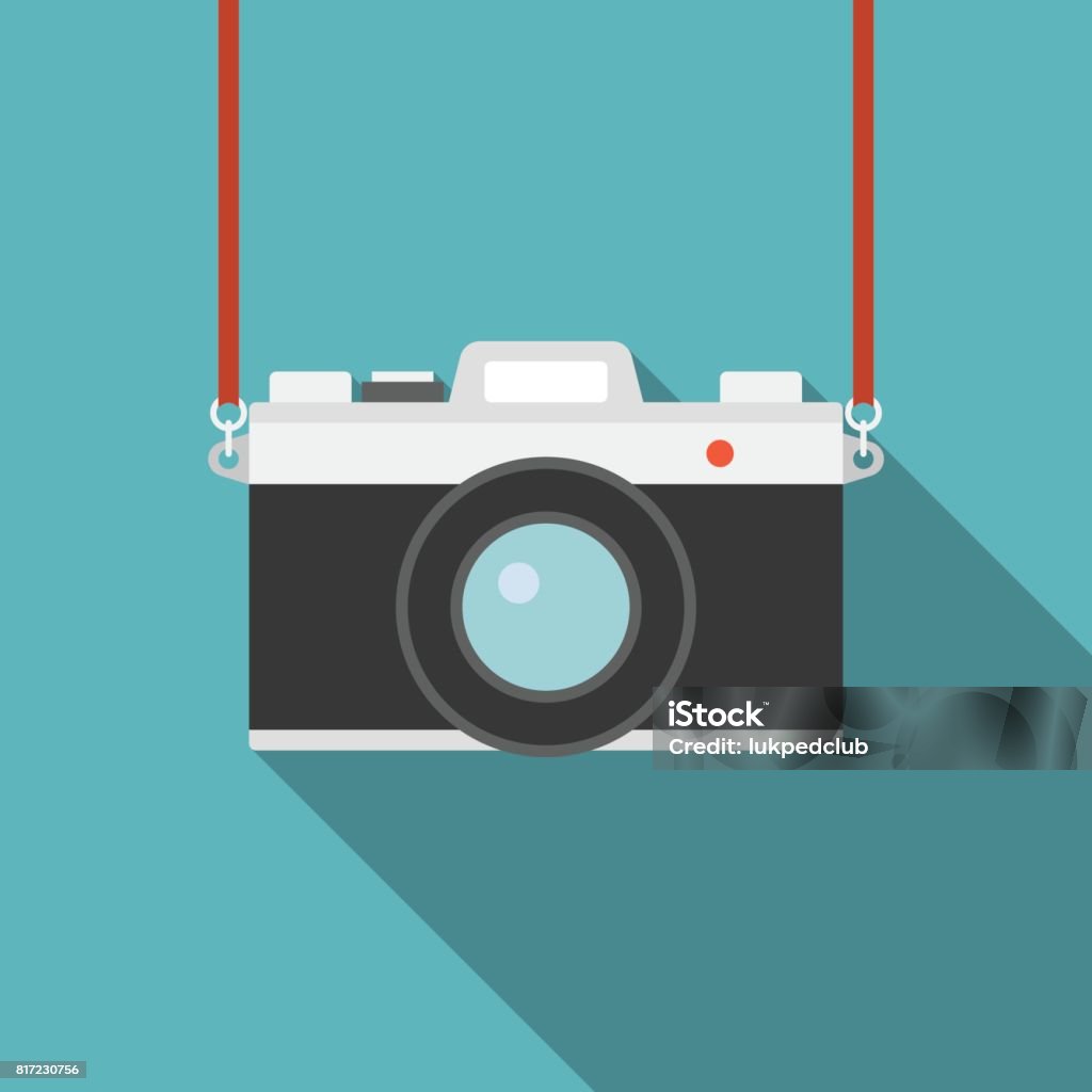 Camera icon Camera icon, flat design Camera - Photographic Equipment stock vector