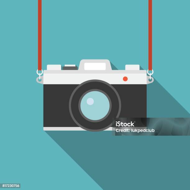 Camera Icon Stock Illustration - Download Image Now - Camera - Photographic Equipment, Photographer, Strap