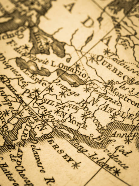 istock Old Map America East Coast 817240684