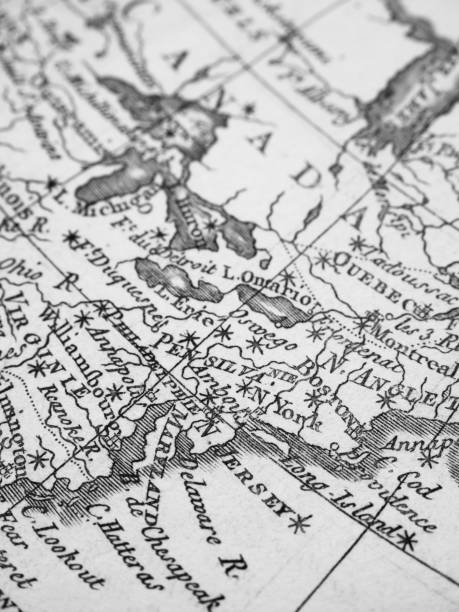 istock Old Map America East Coast 817241790