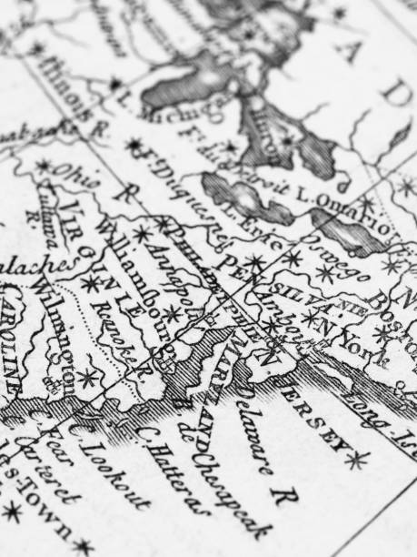 istock Old Map America East Coast 817247042