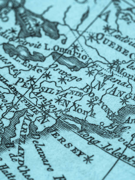 istock Old Map America East Coast 817247064