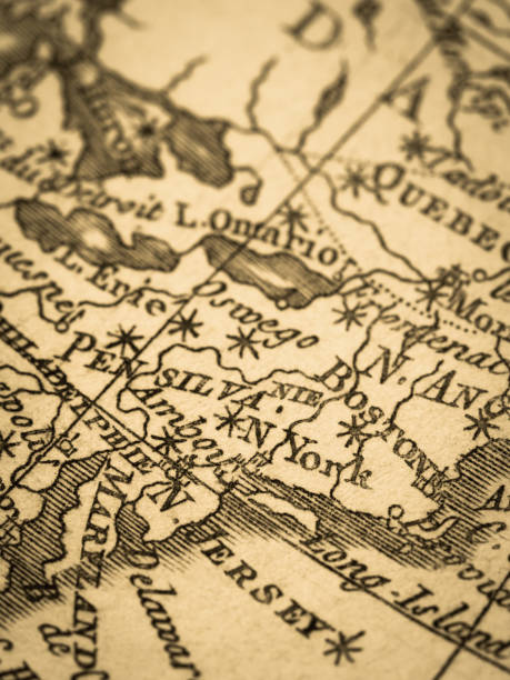 istock Old Map America East Coast 817247112