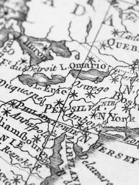 istock Old map America · Pennsylvania 817251588