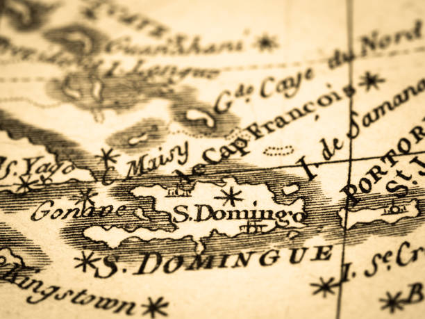 istock The old map Dominican Republic 817255962
