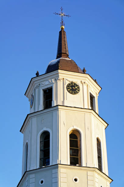 istock Belfry at Old town in Vilnius 817274110