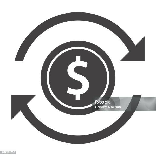 Money Transfer Icon Stock Illustration - Download Image Now - Currency, Icon Symbol, Change
