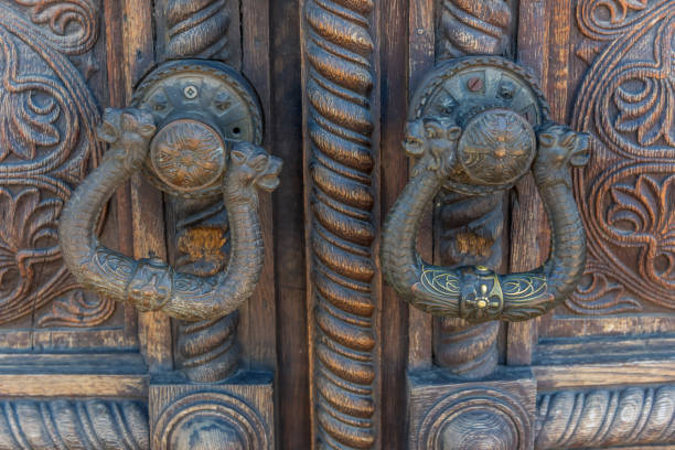 istock An Ornate Metal Door Knocker 817307362