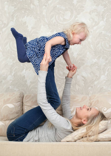 istock Mother and daughter are playing 817310030