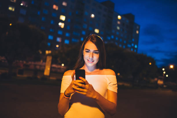 istock women Night in the city 817310202