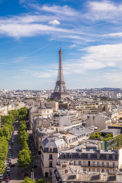 istock Summer view of Paris with Eiffel tower 817318948