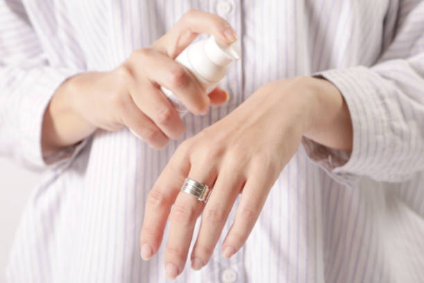 istock Woman applying cream 817325128