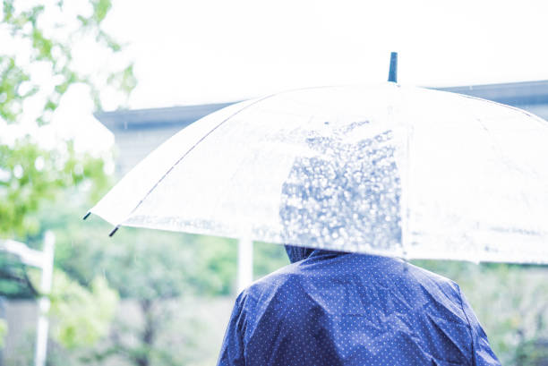 istock Woman in the rain 817328204