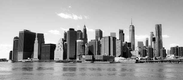 istock Typical Manhattan New York Skyline - view from Hudson River 817335098