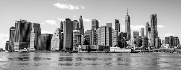 istock Typical Manhattan New York Skyline - view from Hudson River 817335220