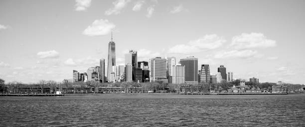 istock Typical Manhattan New York Skyline - view from Hudson River 817335322