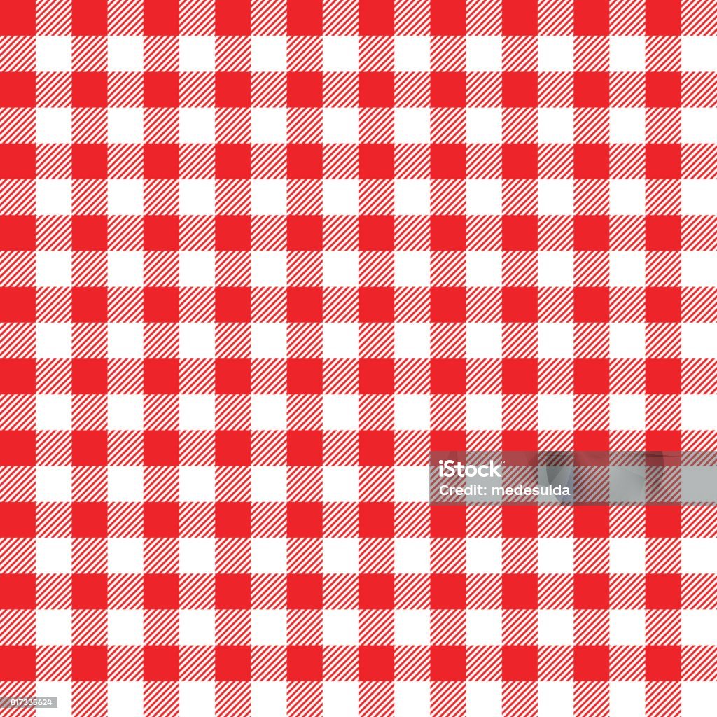 Tablecloth Pattern Vector Tablecloth Stock Illustration - Download Image Now - Gingham, Pattern ...