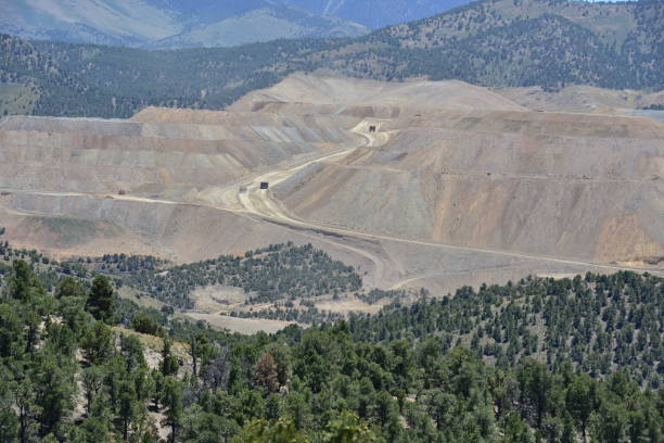 A copper mine in Nevada America.