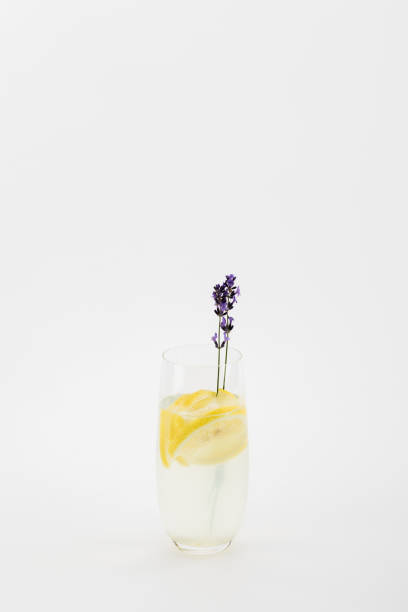 istock refreshing homemade lavender beverage with lemon pieces isolated on white 817336110