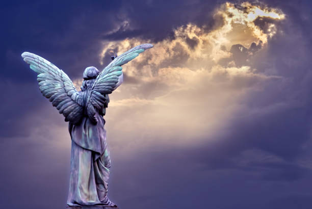 istock Beautiful angel in heaven 817342884