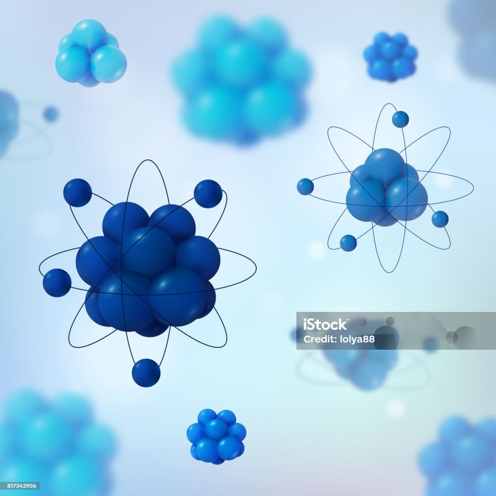 Science Background 3d 3d Abstract Scientific Background Stock Illustration - Download Image ...