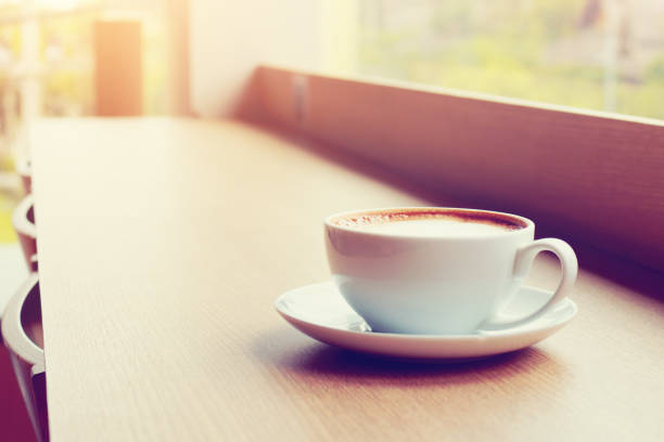 istock Business time or startup workplace with coffee in relaxation morning for working 817351440