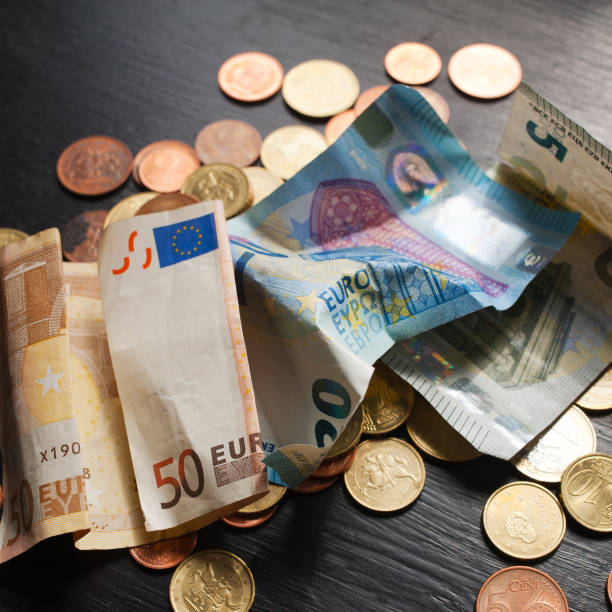 istock Pile of euro money 817355890