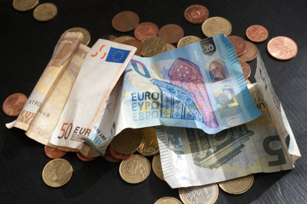 istock Pile of euro money 817355892