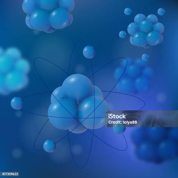 Science Background 3d 3d Abstract Scientific Background Stock Illustration - Download Image ...