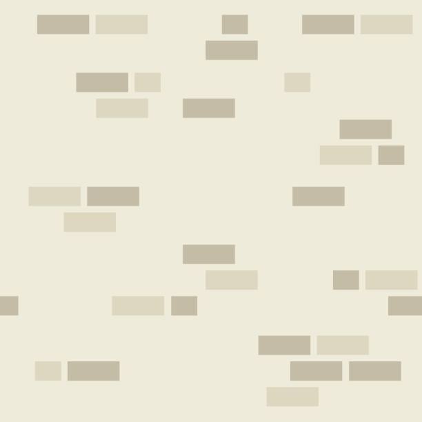 Simple brick wall pattern. Brick wall pattern in flat style. Simple white brickwall background. brown bricks stock illustrations