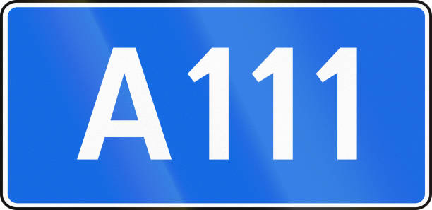 istock Sign of the Russian federal route A111 817392232
