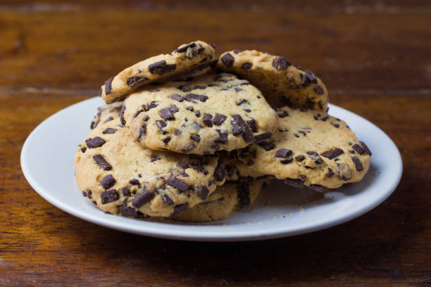 istock Plate with homemade cookies 817419812