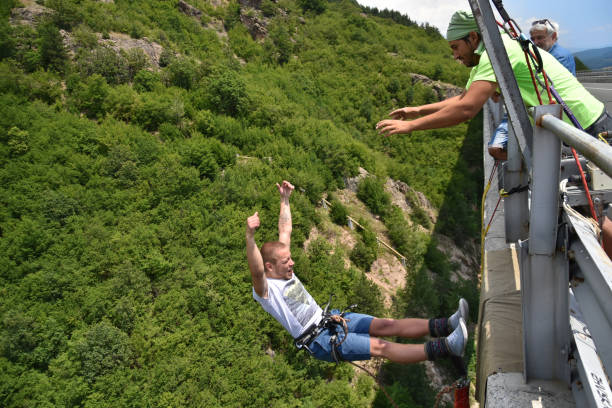 Bungee Jumping stock photo