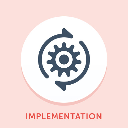 Curved Style Line Vector Icon for Implementation.