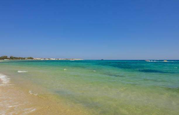 istock Sunny beach in Tunisia. Northern Africa 817434496