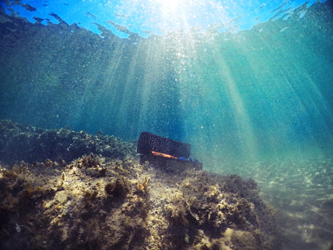Treasure underwater.