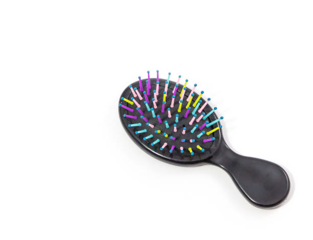 istock hair comb brush  isolated on white background. 817467138