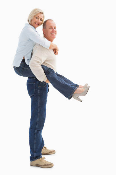 istock Happy mature couple having fun 817472288