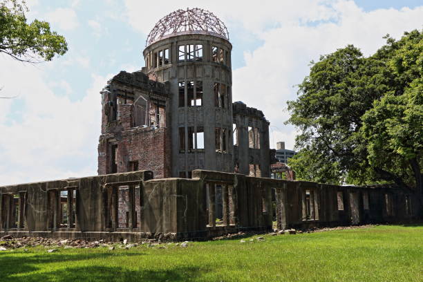 Hiroshima A Bomb Dome on a sunny day, Hiroshima, Japan, July 2017