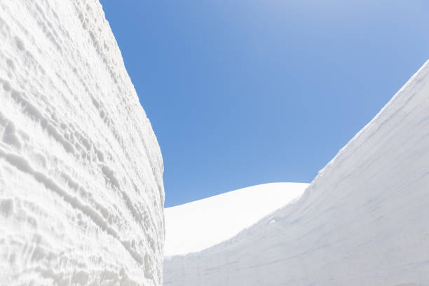 istock snow wall at Tateyama, Japan 817480714