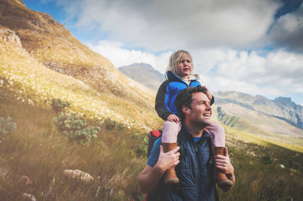 istock Staring Father and Daughter in Outdoors 817513536
