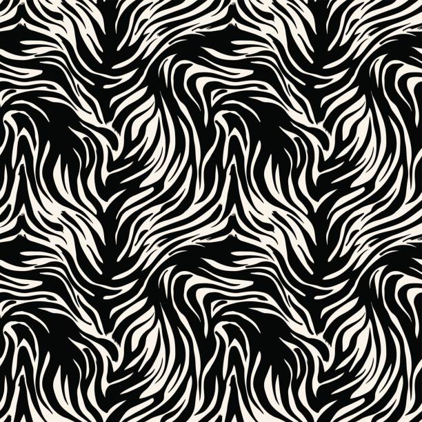 istock Seamless abstract wild exotic animal print.Leopard, zebra,gepard, tiger striped pattern. 817527274
