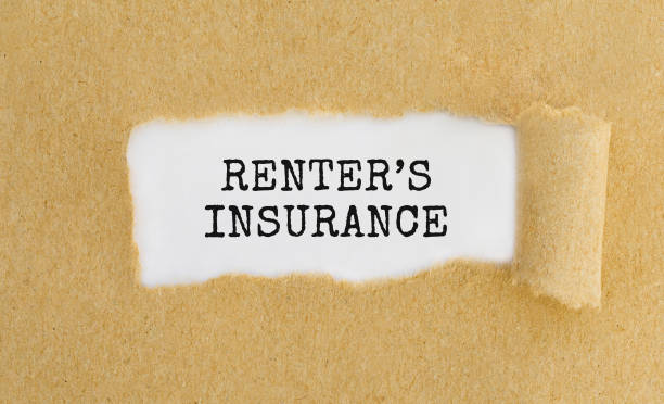 istock Text RENTER'S INSURANCE appearing behind ripped brown paper 817534512