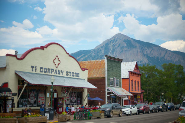 Crested Butte Colorado stock photo