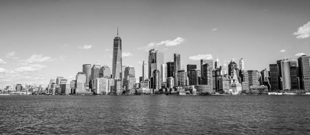 istock Beautiful Manhattan Skyline - view from Liberty Island 817538852