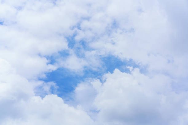 istock Beautiful white clouds and blue sky background 817558872