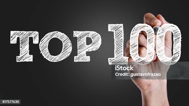 Top 100 Stock Photo - Download Image Now - Number 100, High Section, On Top Of