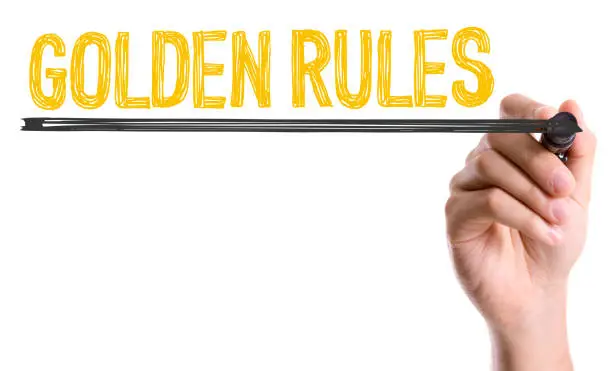 Golden Rules sign